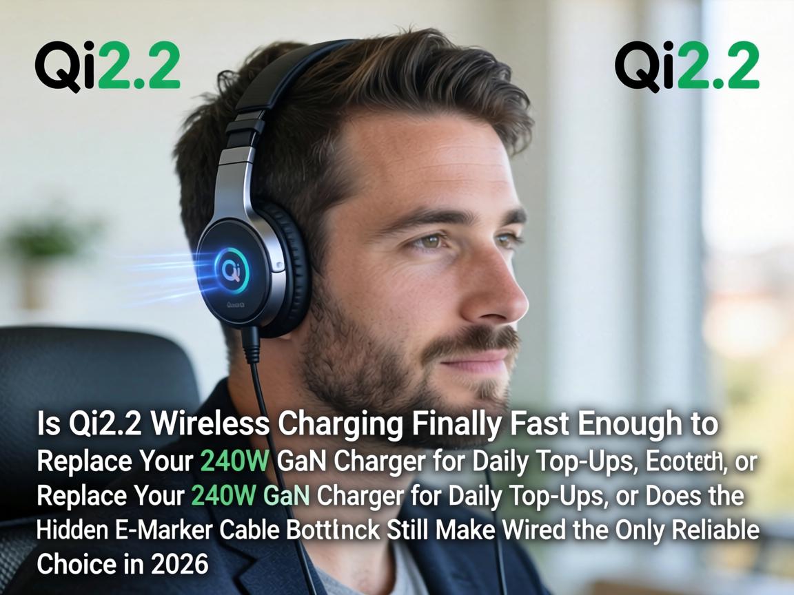 Is Qi2.2 Wireless Charging Finally Fast Enough to Replace Your 240W GaN Charger for Daily Top-Ups, or Does the Hidden E-Marker Cable Bottleneck Still Make Wired the Only Reliable Choice in 2026