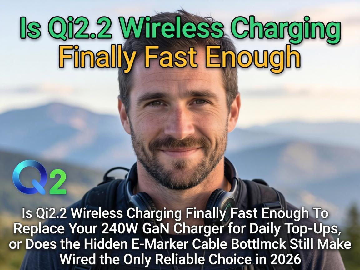 Is Qi2.2 Wireless Charging Finally Fast Enough to Replace Your 240W GaN Charger for Daily Top-Ups, or Does the Hidden E-Marker Cable Bottleneck Still Make Wired the Only Reliable Choice in 2026