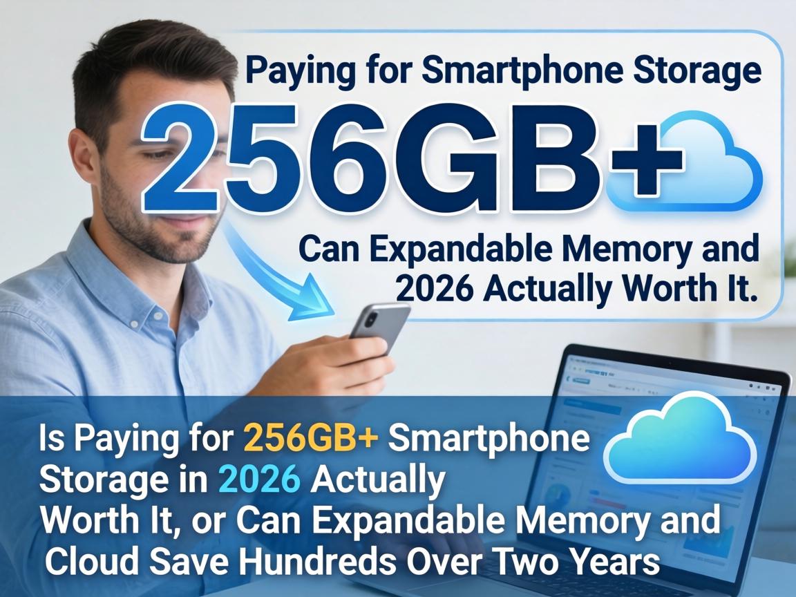Is Paying for 256GB+ Smartphone Storage in 2026 Actually Worth It, or Can Expandable Memory and Cloud Save Hundreds Over Two Years