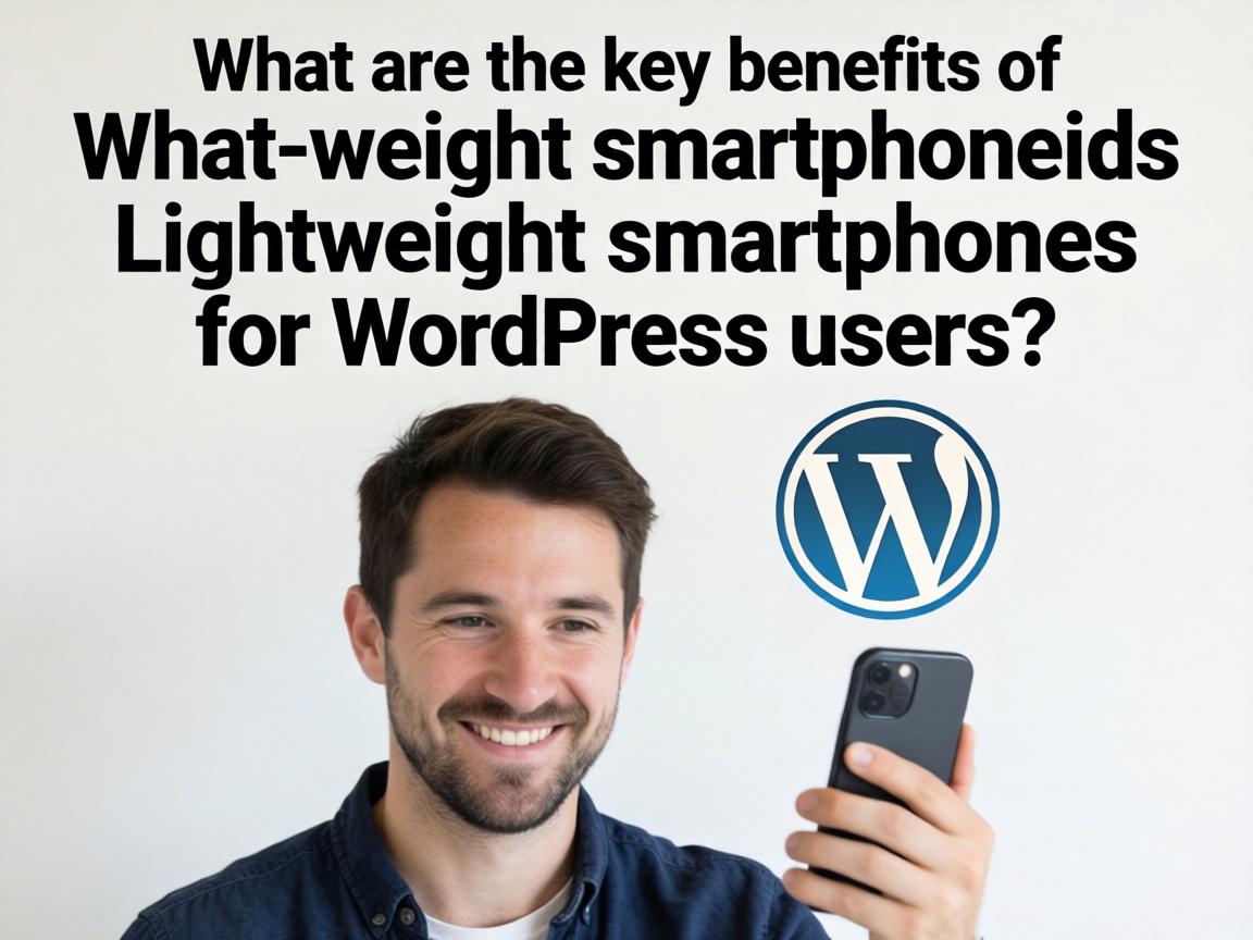 What are the key benefits of Lightweight smartphones for WordPress users?