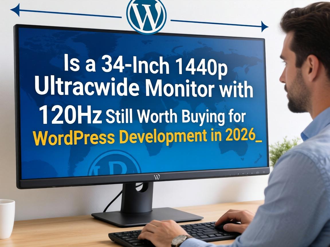 Is a 34-Inch 1440p Ultrawide Monitor with 120Hz Still Worth Buying for WordPress Development in 2026_