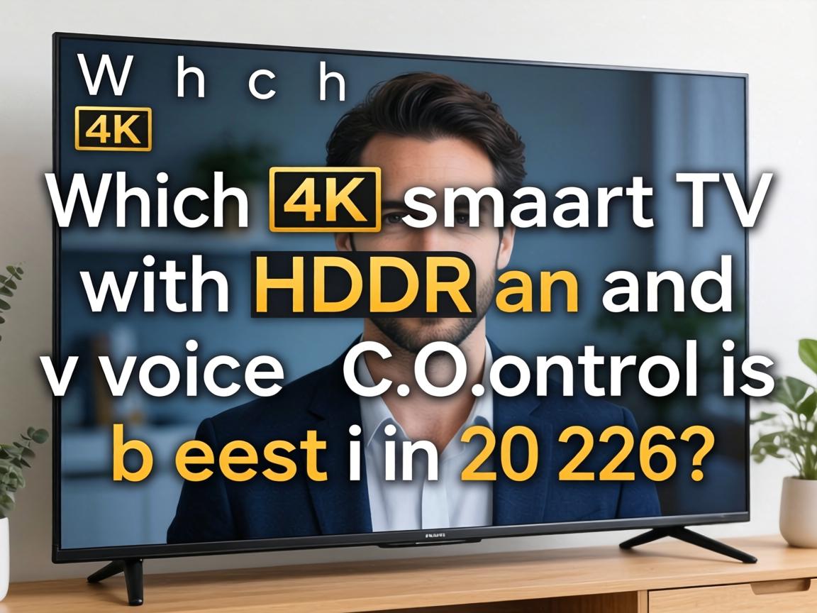 Which 4K smart TV with HDR and voice control is best in 2026?