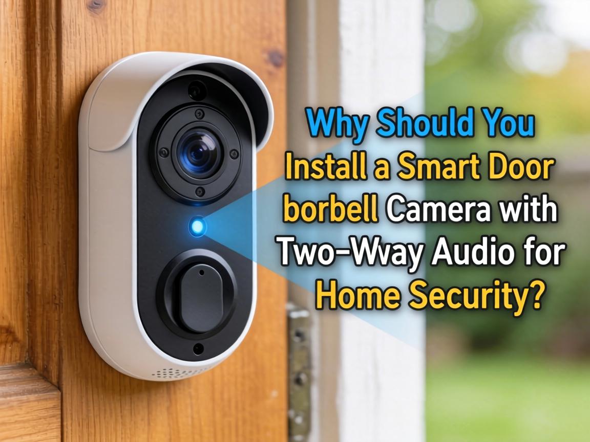 Why Should You Install a Smart Doorbell Camera with Two-Way Audio for Home Security?