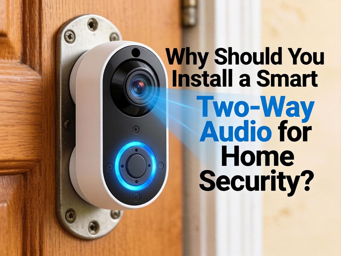 Why Should You Install a Smart Doorbell Camera with Two-Way Audio for Home Security?