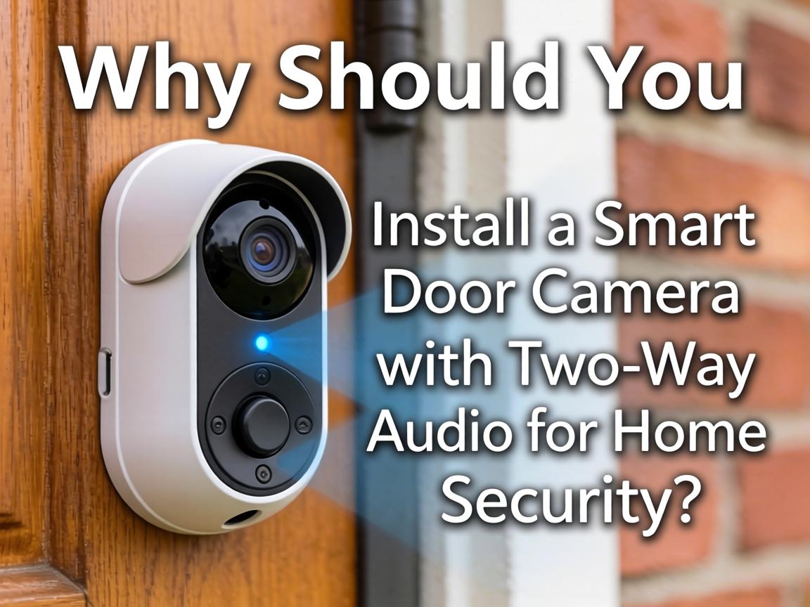 Why Should You Install a Smart Doorbell Camera with Two-Way Audio for Home Security?