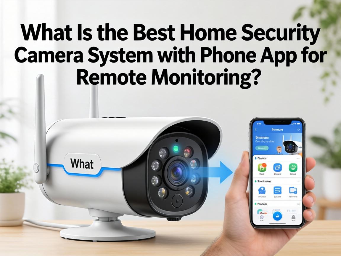 What Is the Best Home Security Camera System with Phone App for Remote Monitoring?