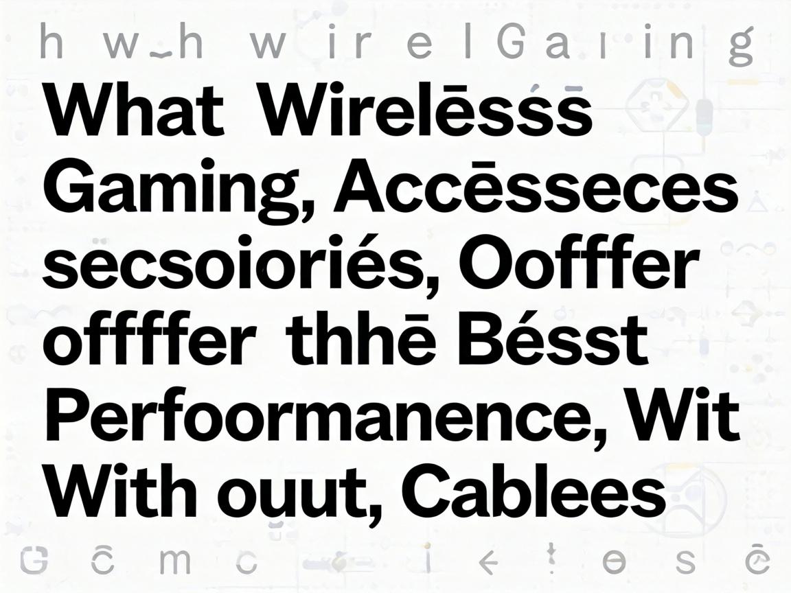 『What Wireless Gaming Accessories Offer the Best Performance Without Cables』