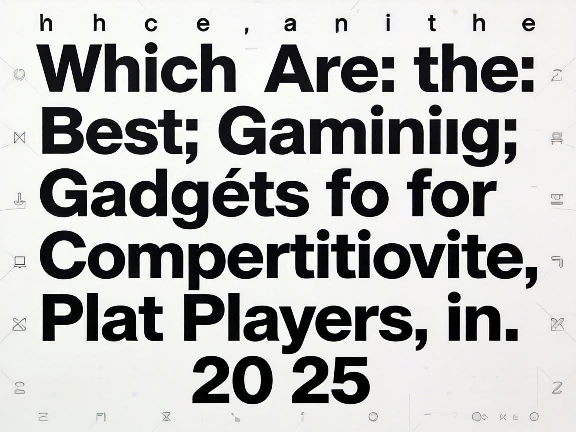 『Which Are the Best Gaming Gadgets for Competitive Players in 2025』