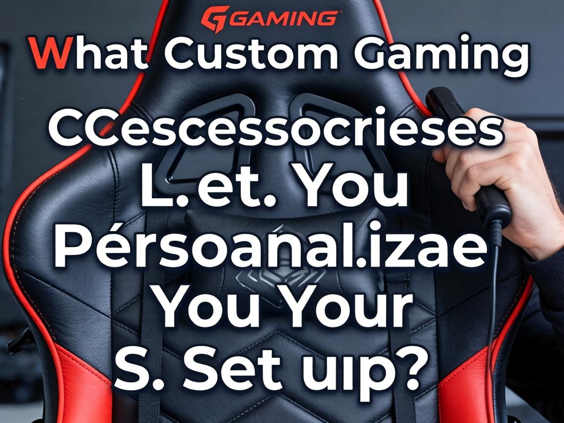 What Custom Gaming Accessories Let You Personalize Your Setup?