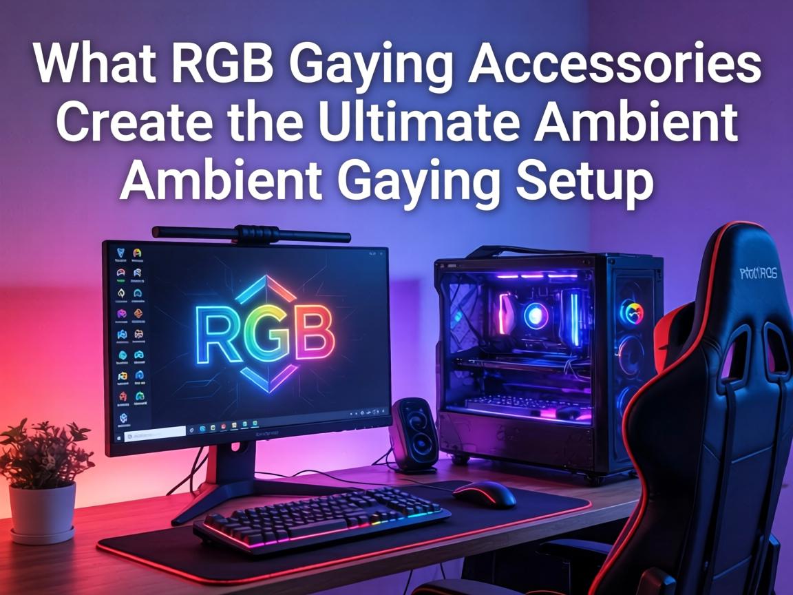 What RGB Gaming Accessories Create the Ultimate Ambient Gaming Setup