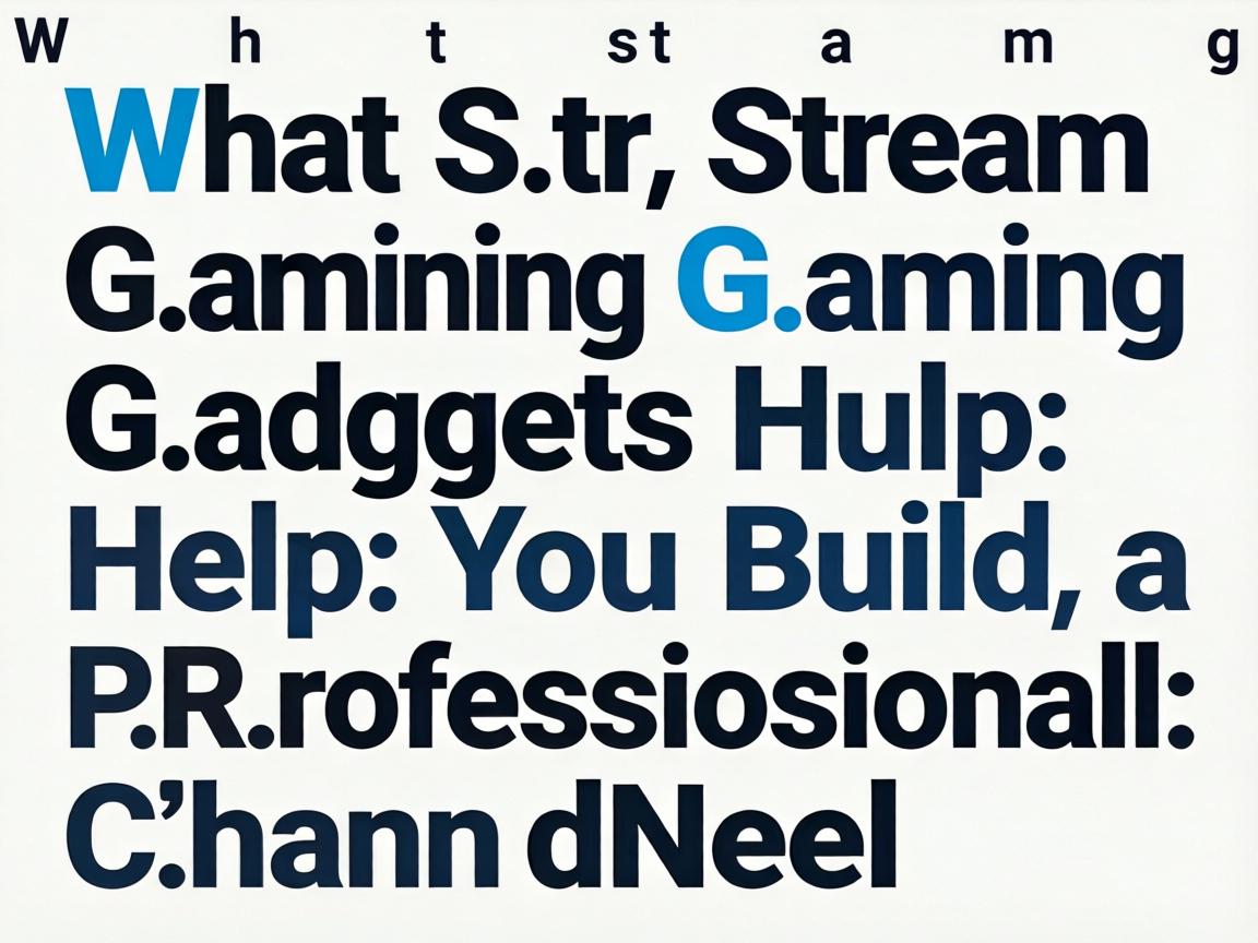 What Streaming Gaming Gadgets Help You Build a Professional Channel