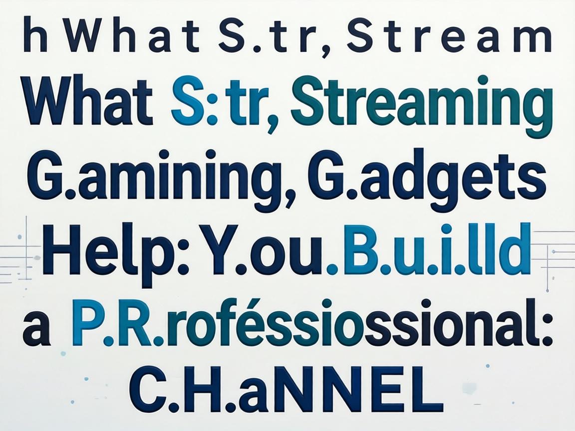 What Streaming Gaming Gadgets Help You Build a Professional Channel