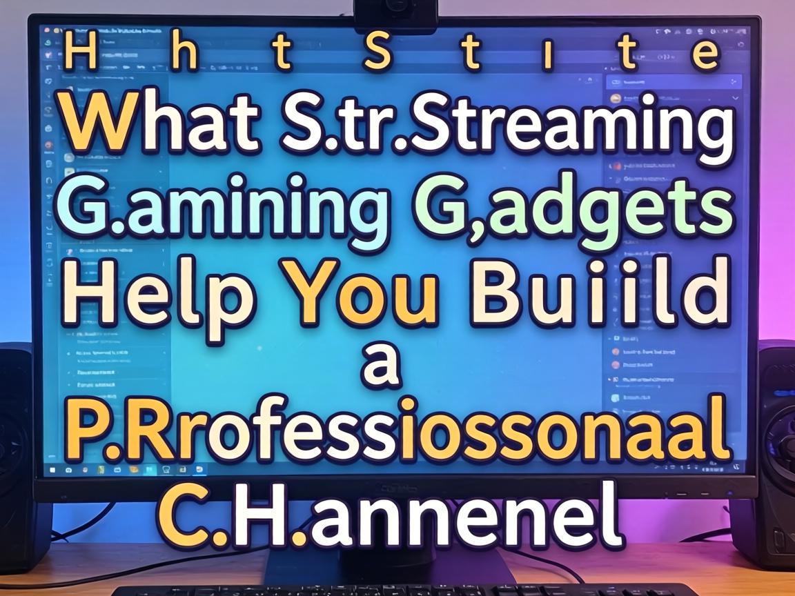 What Streaming Gaming Gadgets Help You Build a Professional Channel