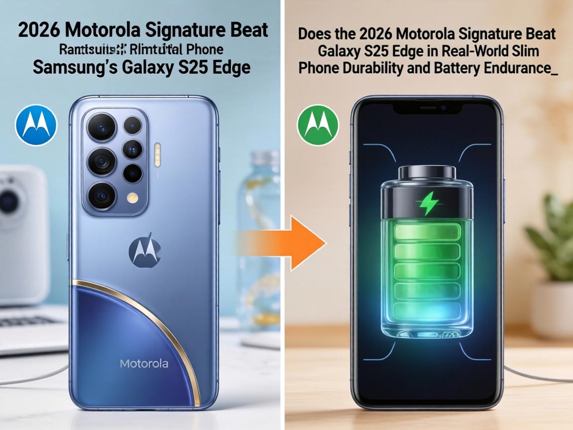 Does the 2026 Motorola Signature Beat Samsung's Galaxy S25 Edge in Real-World Slim Phone Durability and Battery Endurance_