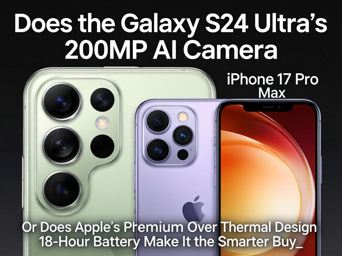 Does the Galaxy S26 Ultra's 200MP AI Camera Justify Its $100 Premium Over the iPhone 17 Pro Max in April 2026, or Does Apple's Thermal Design and 18-Hour Battery Make It the Smarter Buy_