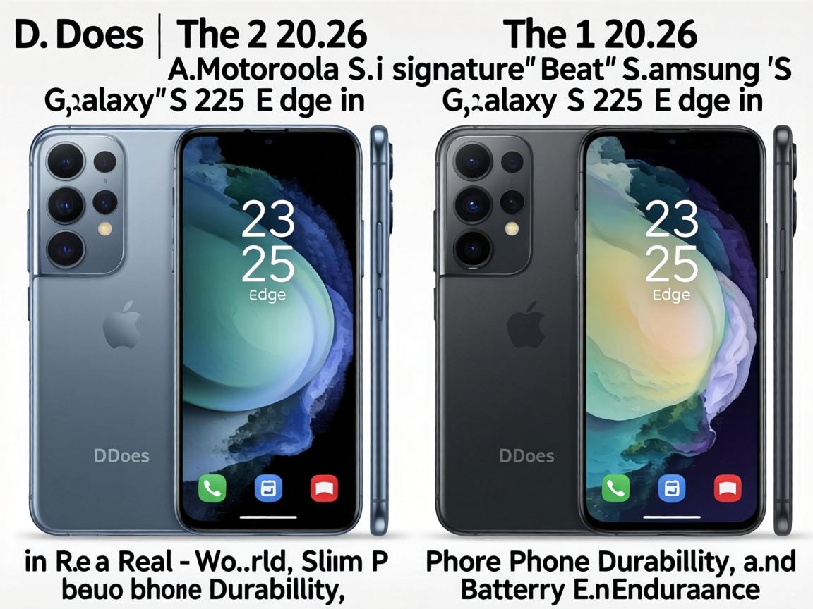 Does the 2026 Motorola Signature Beat Samsung's Galaxy S25 Edge in Real-World Slim Phone Durability and Battery Endurance
