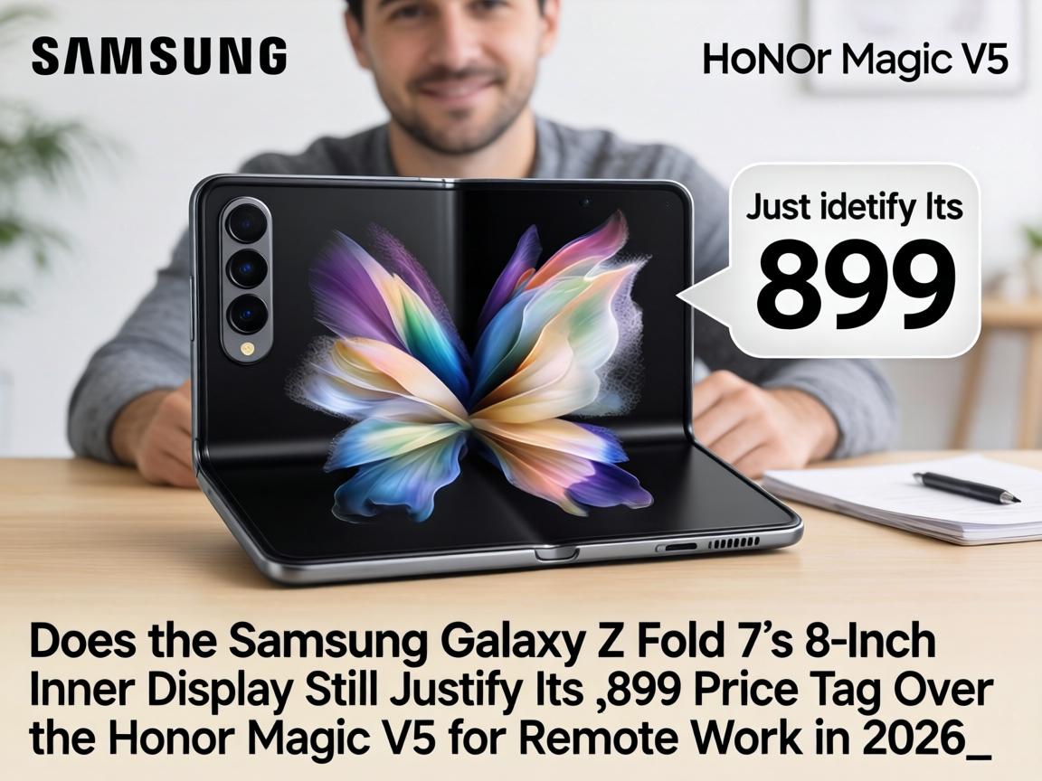 Does the Samsung Galaxy Z Fold 7’s 8-Inch Inner Display Still Justify Its $1,899 Price Tag Over the Honor Magic V5 for Remote Work in 2026_