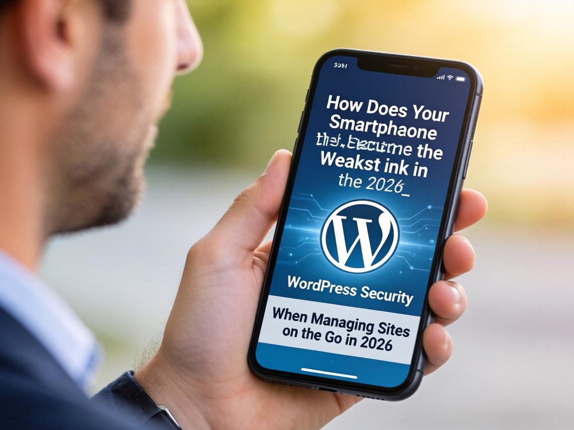 How Does Your Smartphone Become the Weakest Link in WordPress Security When Managing Sites on the Go in 2026_
