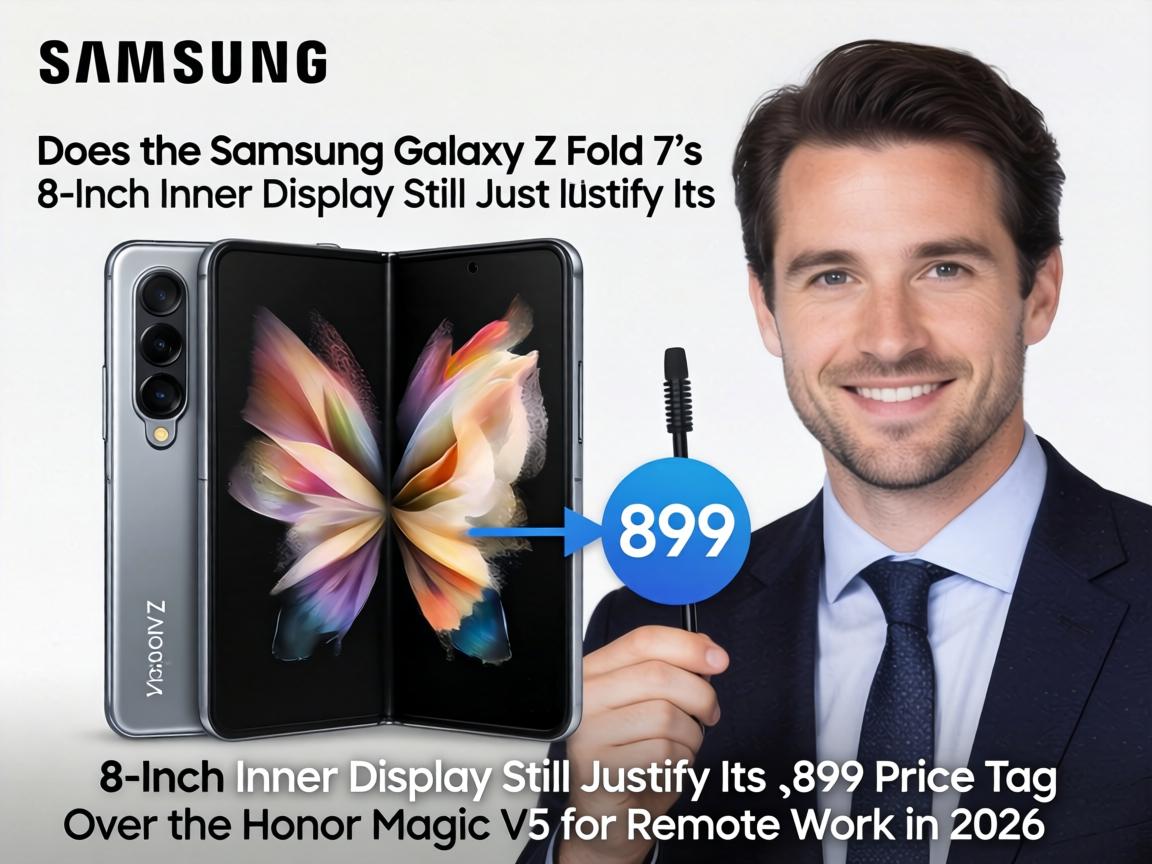 Does the Samsung Galaxy Z Fold 7’s 8-Inch Inner Display Still Justify Its $1,899 Price Tag Over the Honor Magic V5 for Remote Work in 2026
