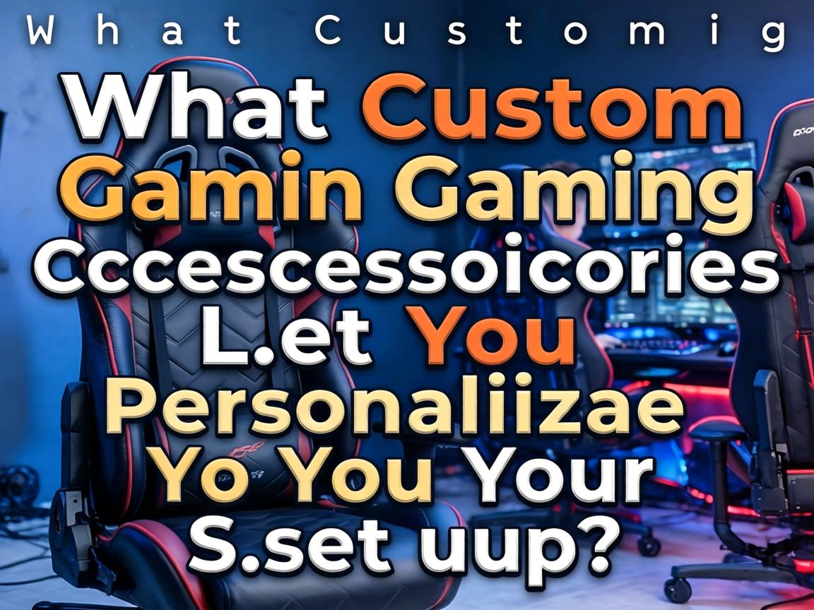 What Custom Gaming Accessories Let You Personalize Your Setup?