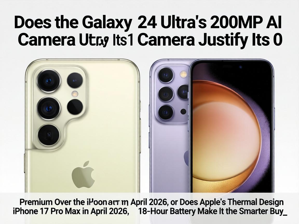 Does the Galaxy S26 Ultra’s 200MP AI Camera Justify Its $100 Premium Over the iPhone 17 Pro Max in April 2026, or Does Apple’s Thermal Design and 18-Hour Battery Make It the Smarter Buy_